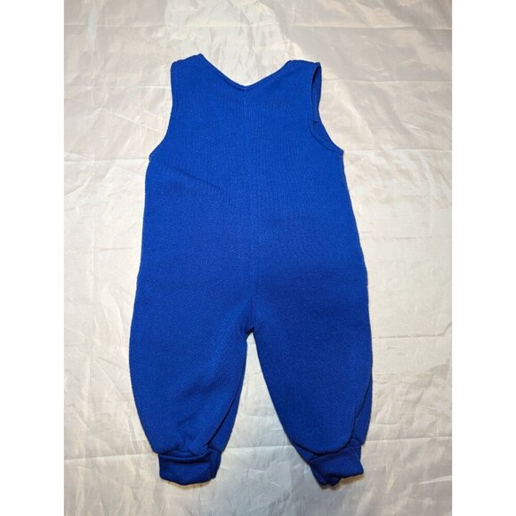 Vintage 1994 HJR & CO Boys Size 6-9 Months Blue Overall Outfit Play Pals Dogs - Picture 10 of 14